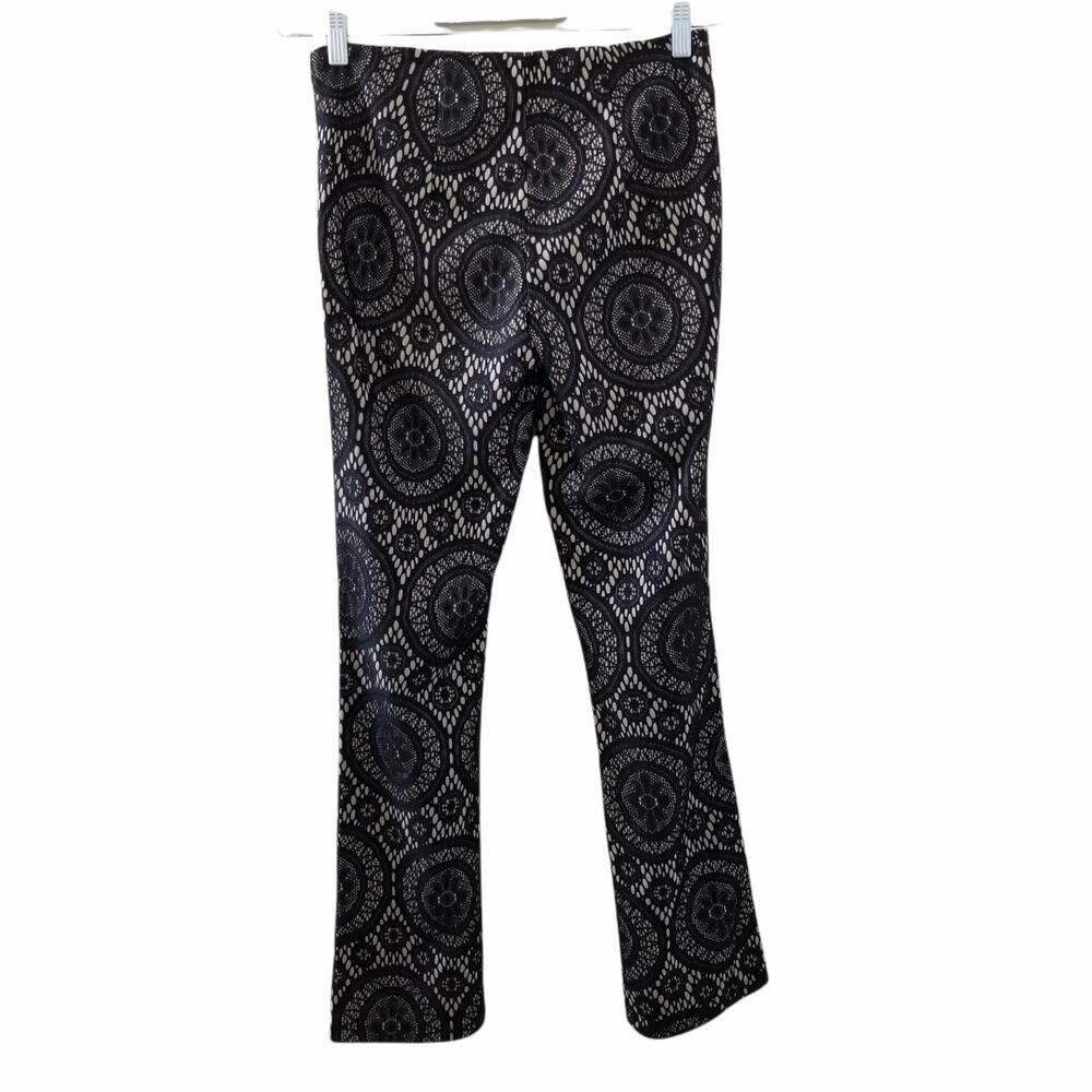NWT Tacera Black Laced Tan Lining Pants Left Side Zipper Size Small - Picture 3 of 6